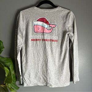Vineyard vines youth shirt merry Christmas long sleeve 14